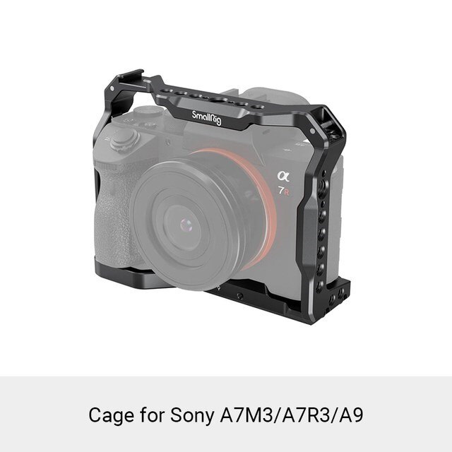 Smallrig Dslr Sony A7 Iii A73 A7M3 Camera Kooi A7R3 Sony A7III Rig Met Koud Shoe Mount Voor Sony A7III a7RIII A9 Camera Kit 2918: Cage