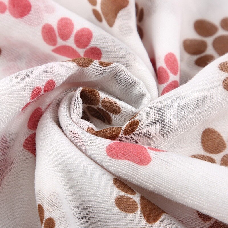 Dog Paw Print Scarf