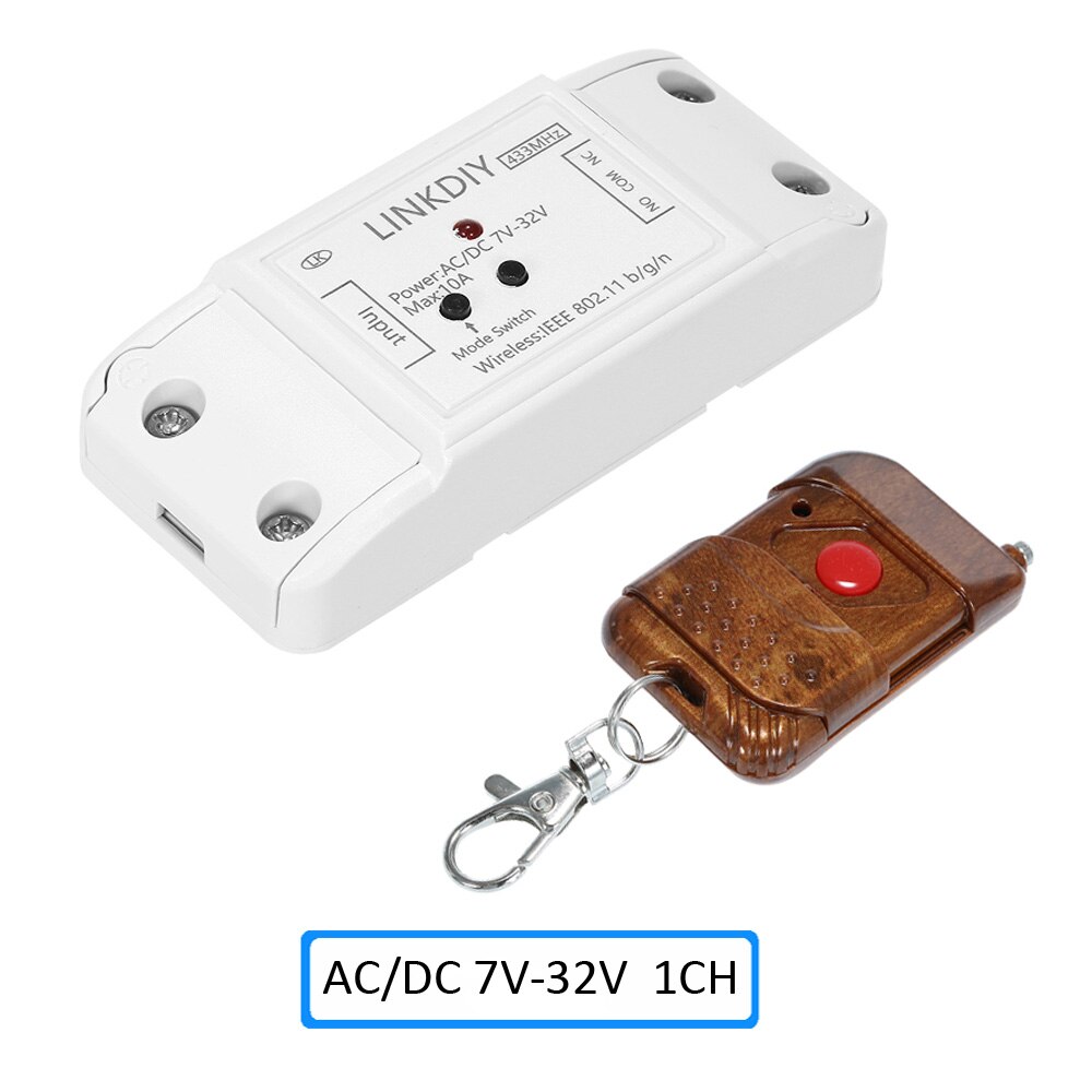 eWeLink Smart Wifi Switch Universal Module 1CH AC85-250V Wireless Switch Timer Phone APP Remote Control for Smart Home: 7-32V 1CH