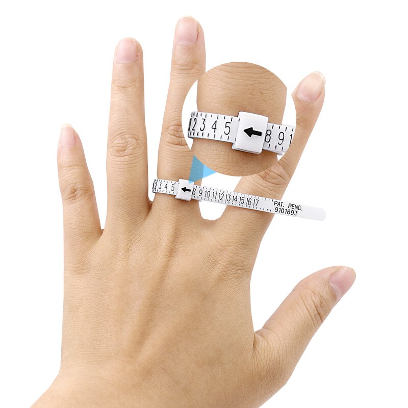 Brand ring size ruler ring measurement tool hand ring ring size measurement ring gauge finger gauge real tester