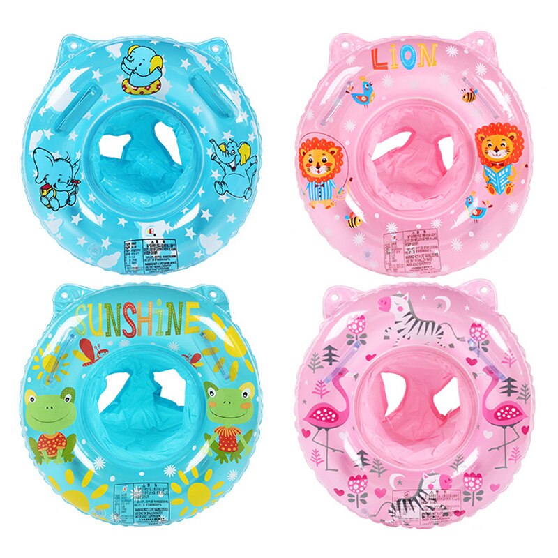 Anello da nuoto gonfiabile per bambini animali da cartone animato cerchio da nuoto per bambini accessori per piscina galleggiante per bambini cerchio gonfiabile per bambini