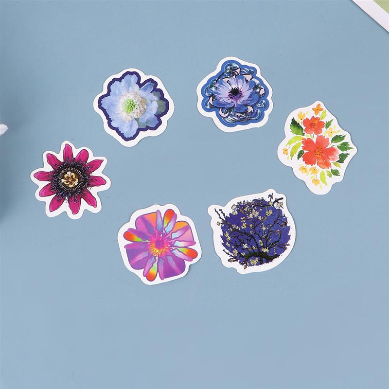 10 Set/420Pcs Flower Sticker PVC Stickers Notebook Decals Draw Bar Box Stickers Stationery Stickers DIY Stickers