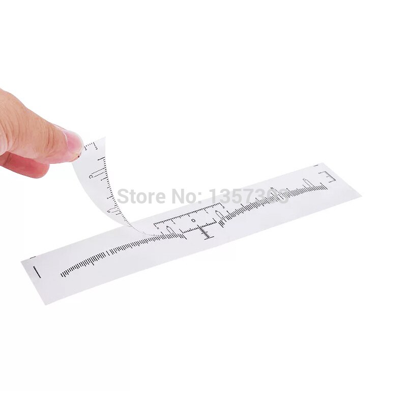 50pcs Eyebrow Ruler Sticker Grooming Stencil Shaper Ruler Measure Tool Eye Brow Drawing Guide Card Brow Template DIY Make up