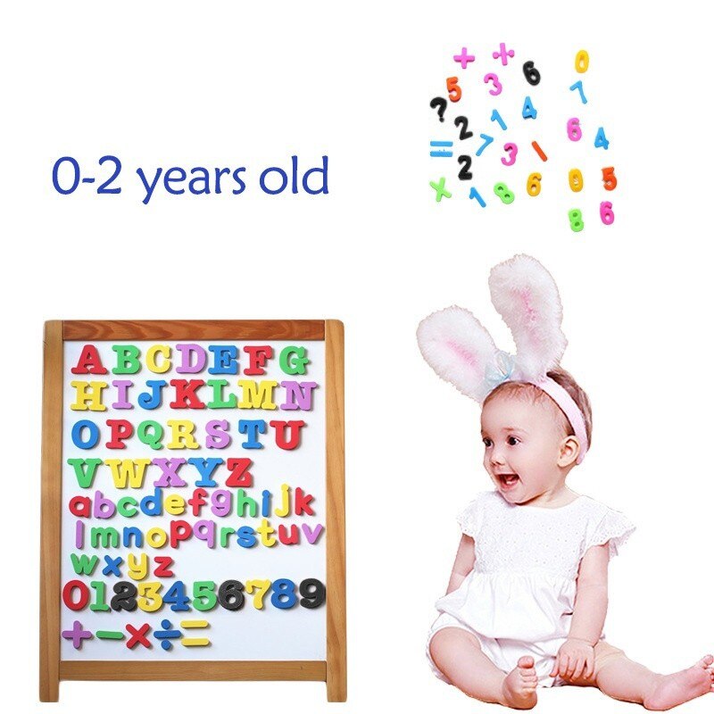 Set Magneten Onderwijs Alfabet Set Van 26 Kleurrijke Magnetische Koelkast Letters & Numbers Onderwijs Leer Leuke Kind Baby Toy
