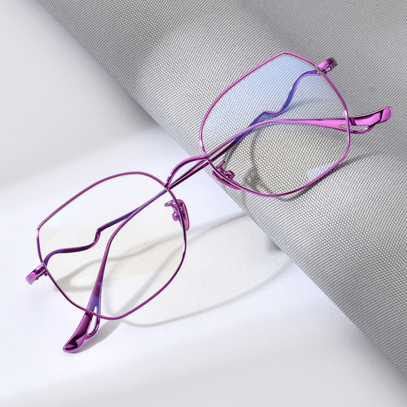 FONEX – monture de lunettes en titane pour femmes, de à la , surdimensionnée, carrée, Prescription optique, myopie, , 8561