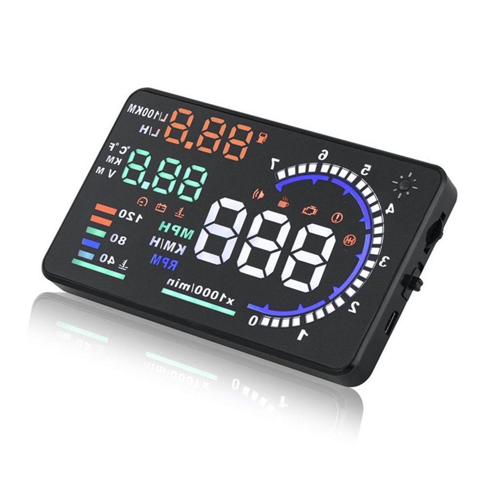 Obd car universal high-definition speed projector HUD head-up display high temperature resistant Strong performance