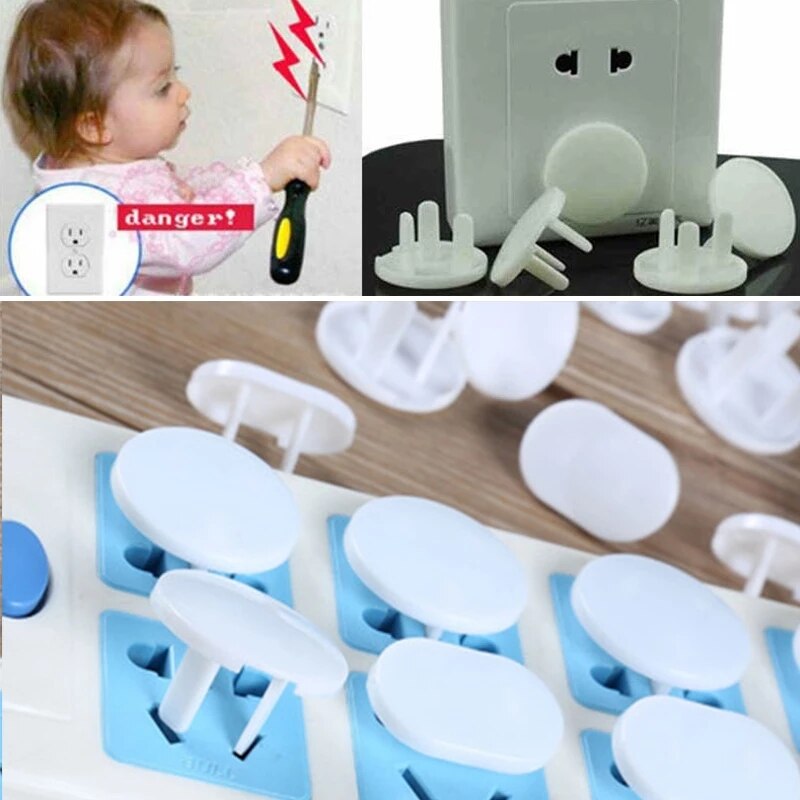 20 Stks/partij Baby Kids Veiligheid Stopcontact Gedraaid Socket Shock Protector Draaien Cover Anti Baby Kids Kind Veiligheid Guard