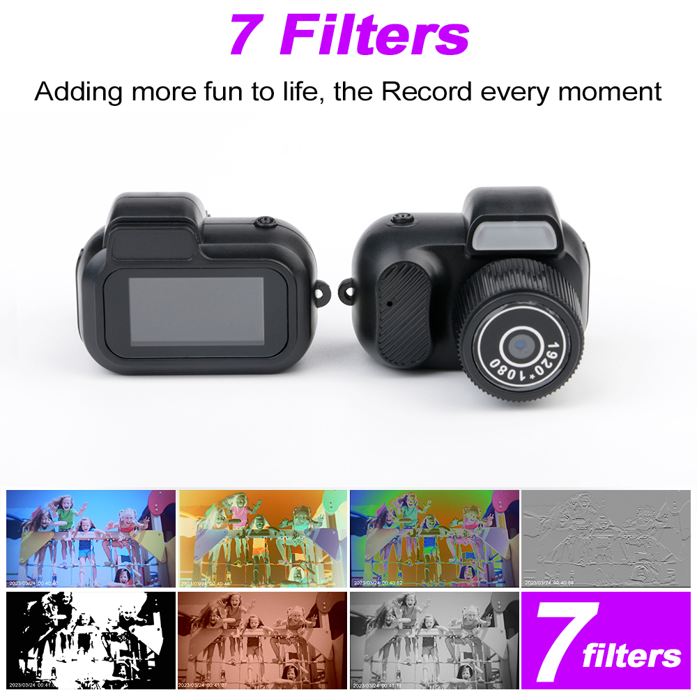Y3000 Vintage Mini Camcorder Compact Camera for Students Photography Kids Pocket Audio Video Recorder With Screen HD 1080P Cam
