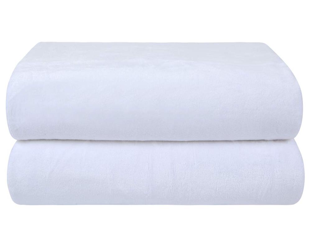 Sunland microfiber badehåndklæder boby hånd badehåndklæde ekstra stort til sport rejser strand camping fitness yoga 31in x 59in 2 stk.: Hvid
