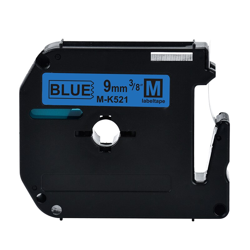 Multicolor 9/12mm mk231 tapes Compatible for Brother p-touch Label Printer mk-231 M-K231 MK-231 mk131 mk-131 m-k131 mk 431 531: 9mm black on blue