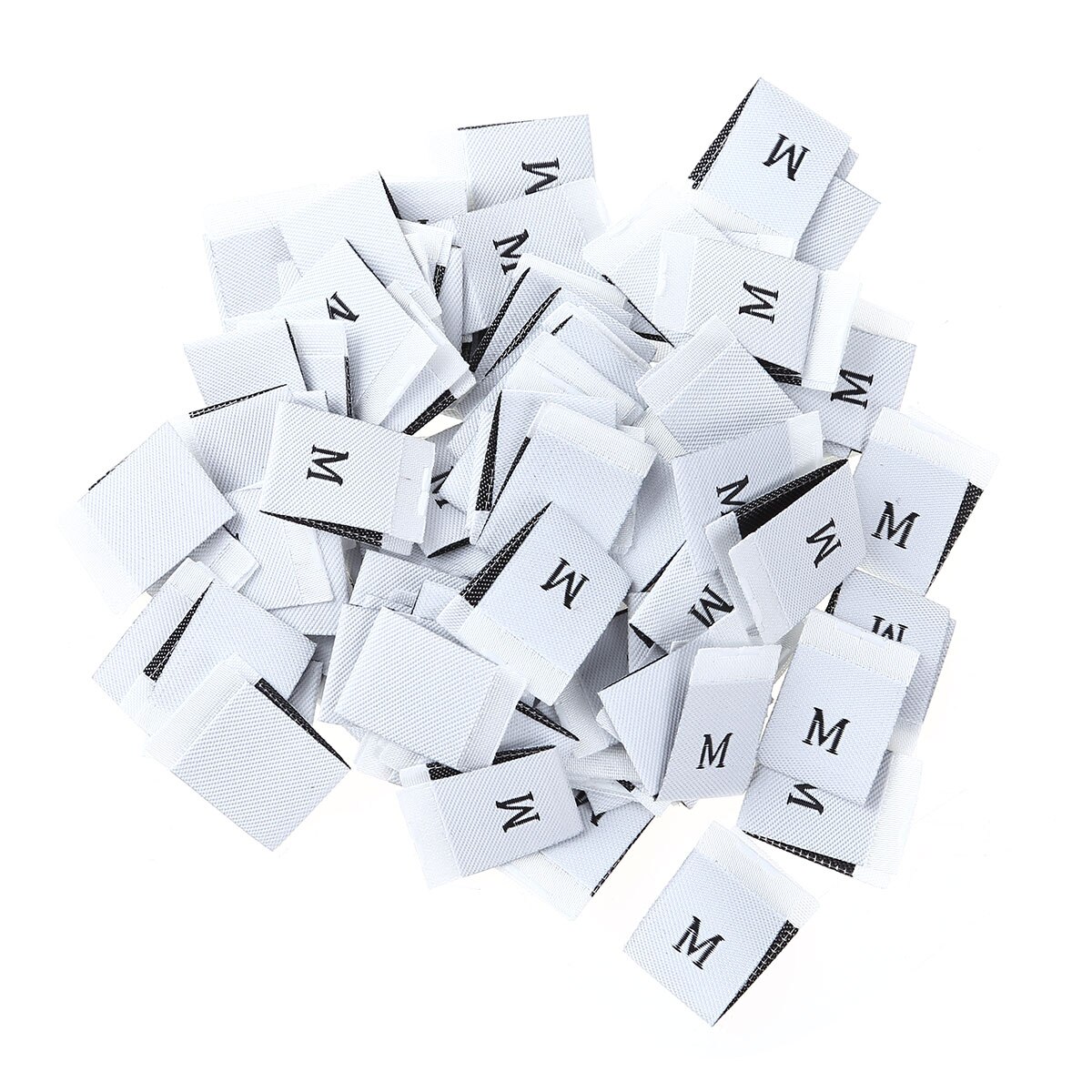 400- -pack s/m/l/xl spot klädesplagg etiketter gör det själv sömnad plagg etiketter polyester vävda storleksetiketter etiketter hemtextilprodukter kod