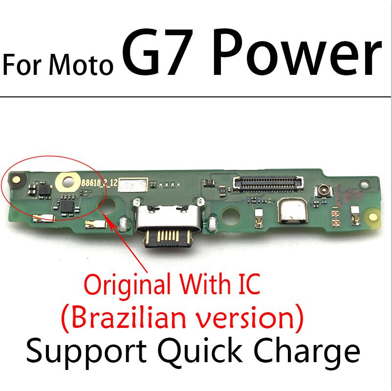 Cable flexible para Motorola Moto G30, G3, G4, G5, G6 Play, G8, X4, G7, Cargador USB, conector de puerto de carga, 10 unids/lote