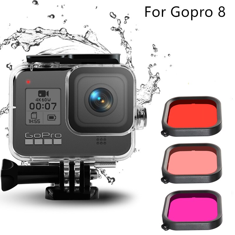 Voor Gopro Hero 8 Waterdichte Shell Case Cover Onderwater Protector Behuizing Voor Gopro Hero 8 Camera Accessoires