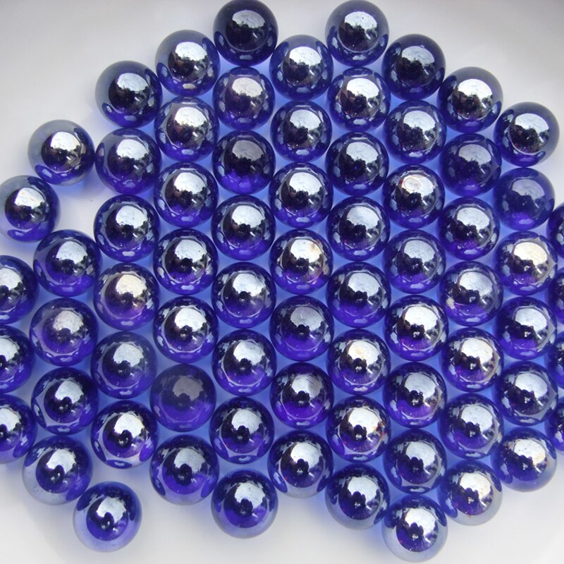 150 PCS of 16 mm glass bead game pinball machine cattle console small marbles pat music parent-child machine of beads