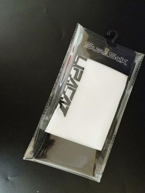 Calcetines Supacaz supasox ciclismo al aire libre Calcetines deporte ciclismo correr por montaña camping baloncesto calcetines para hombres y mujeres: white black logo