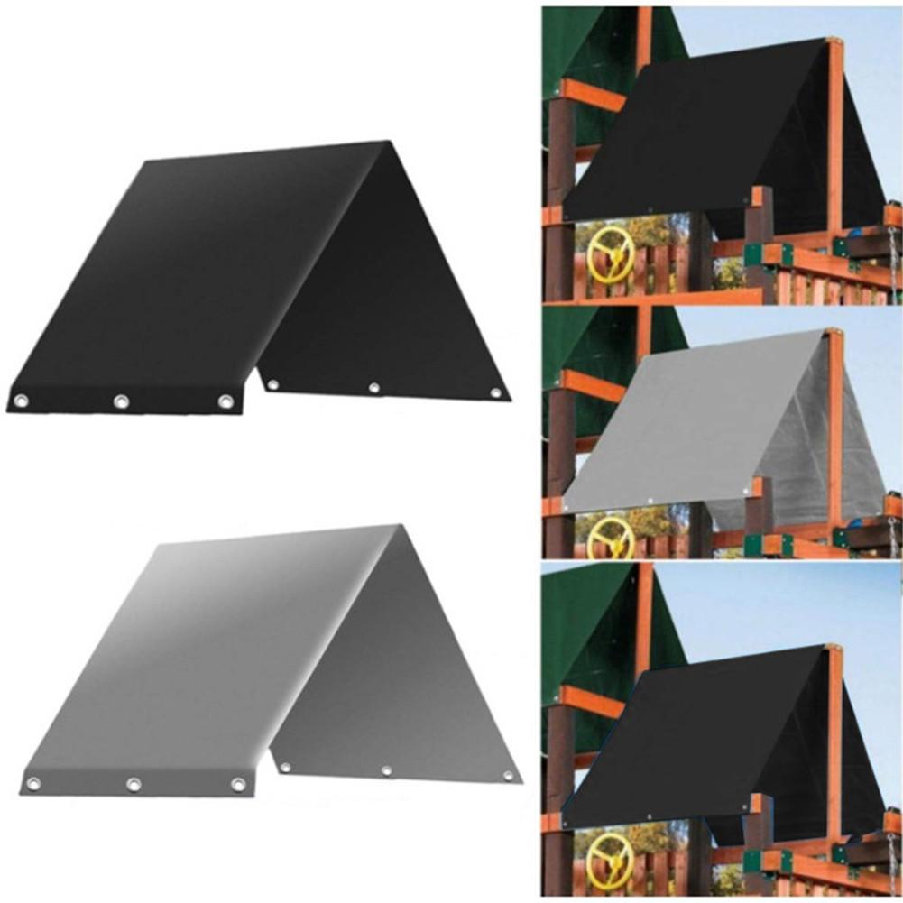 Swingset Shade Waterproof Roof Canopy 132 X 226CM Gardening Facilities Garden Swing Shade Awning Tarpaulin For Garden Playground