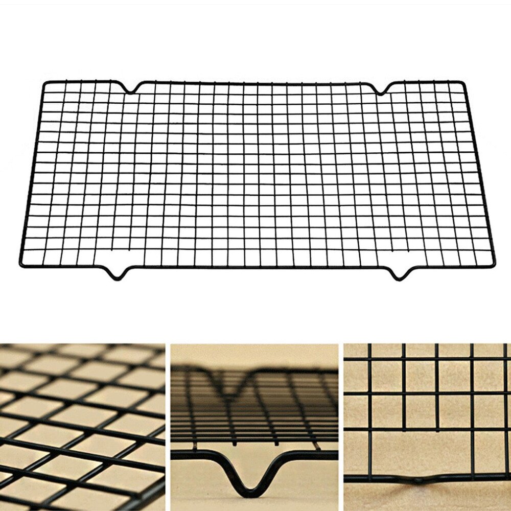 Nonstick Metal Cake Cooling Rack Grid Net Baking Tray Cookies Biscuits Bread Drying Stand Cooler Holder Baking Tools