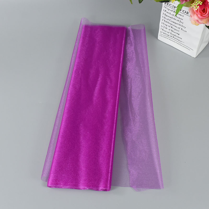 Rollo de tul para decoración de boda, tela transparente de Organza de cristal para fondo de de cumpleaños, fajas para silla de boda, hilo decorativo, 5/10m: L / Verde claro