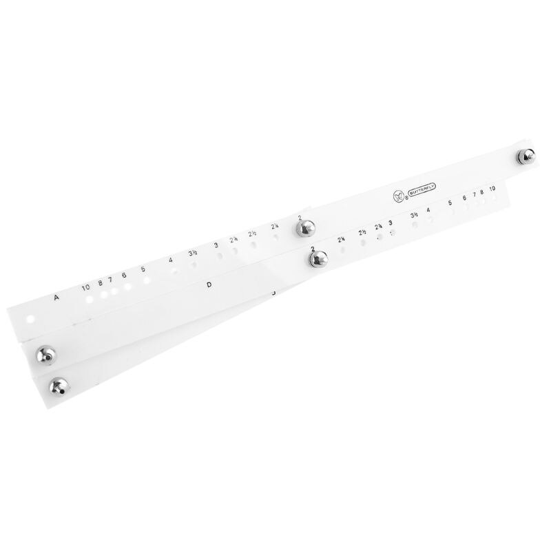 34cm Scale Drawing Ruler Pantograph Folding Ruler Reducer Enlarger Tool Craft