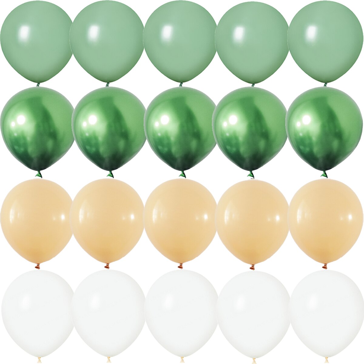 Globos dorados para de cumpleaños, color verde aguacate, confeti metálico para Baby Shower, boda, aniversario, Globos de boda, decoraciones