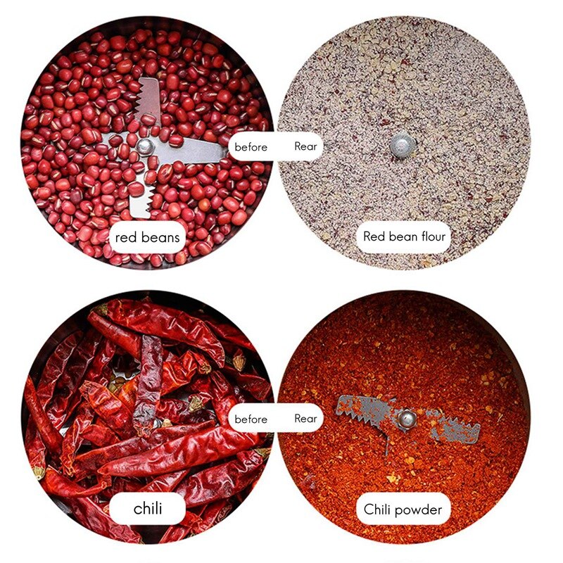 Elektrische Koffiemolen Keuken Granen Noten Bonen Specerijen Grinder Machine Multifunctionele Thuis Koffiemolen