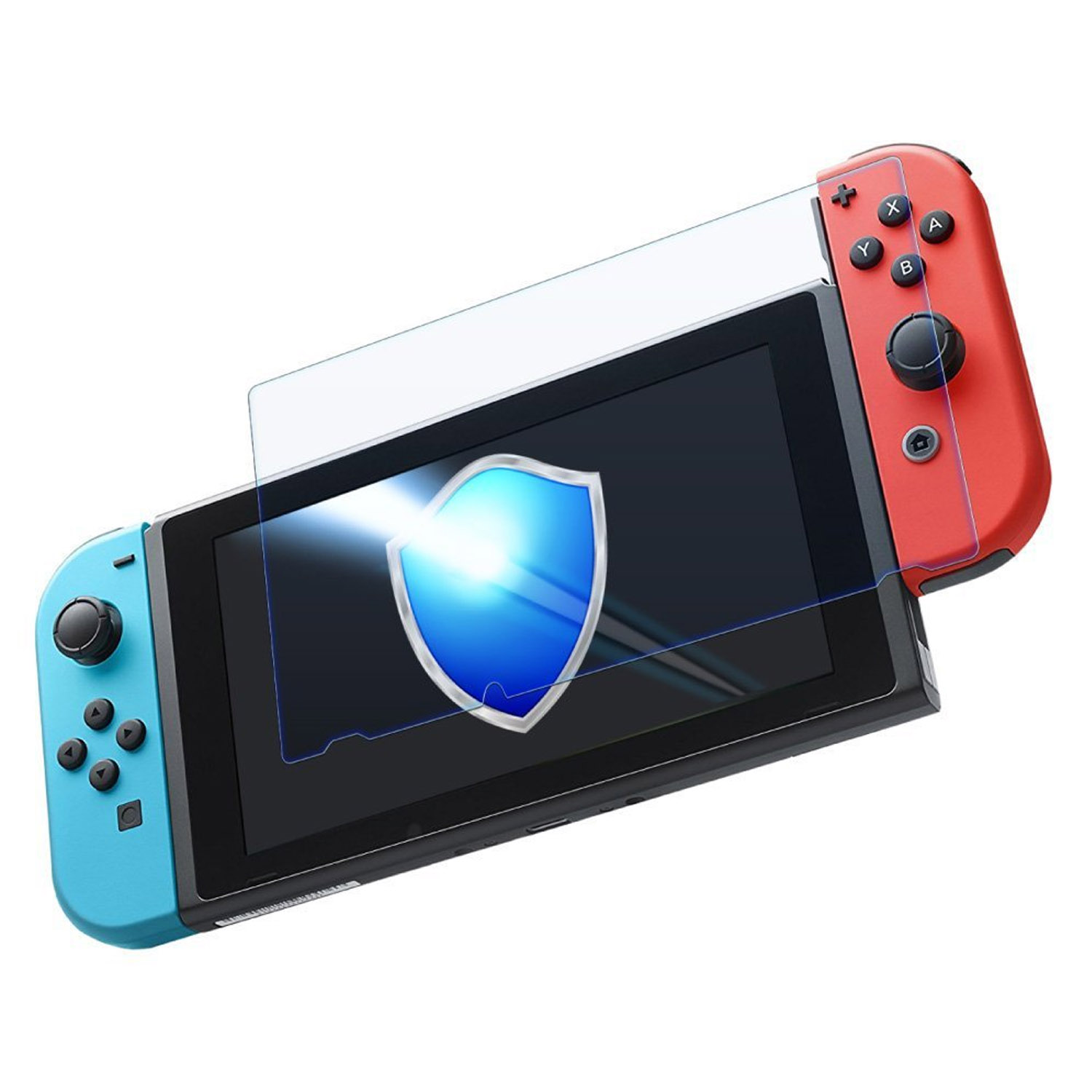 Bevigac 2 stücke 0,3mm Dünne Anti-kratzen hoch Definition Gehärtetem Glas Bildschirm Schutz Film Abdeckung für Nintendo Nintend schalter Spiel