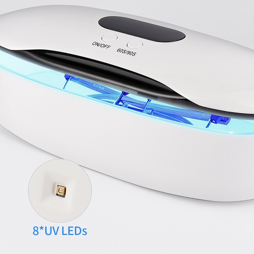 Disinfection box for beauty manicure utensils Portable UVC band ultraviolet sterilization and disinfection box