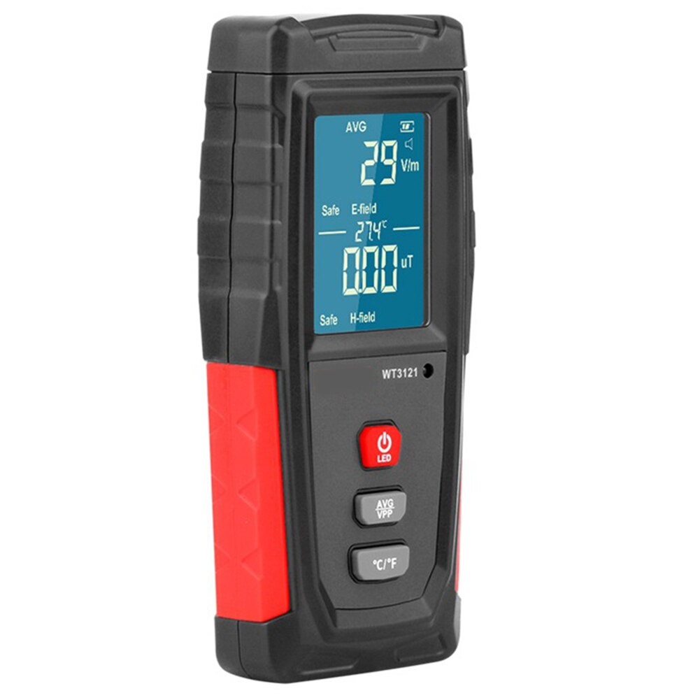 EMF Meter Electromagnetic Radiation Tester Electric Field Electron Magnetic Field Dosimeter Radiation Assessment Detectoor