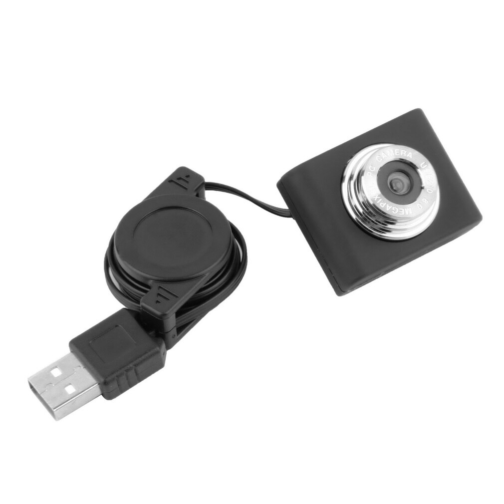 High Definition Mini USB2.0 5 M Retractable Clip Webcam Voor Computer Laptop 5 Megapixels Usb Intrekbare Kabel Webcam