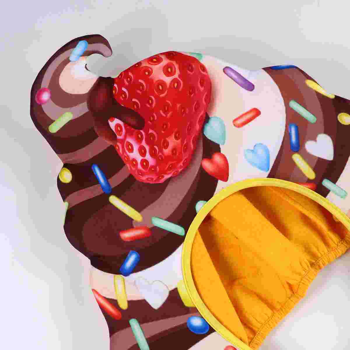 1Pc Decorative Ice Cream Hat Cosplay Food Headgear Party Head Party Costumes Funny Headwear