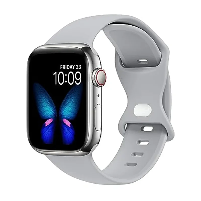 Sportarmband för apple watch-band 44mm 45mm 41mm ultra 2 49mm 40 38/42mm 46mm silikonarmband iwatch-serien 10 7 9 8 6 5 4 3 se: Blå / 14mm