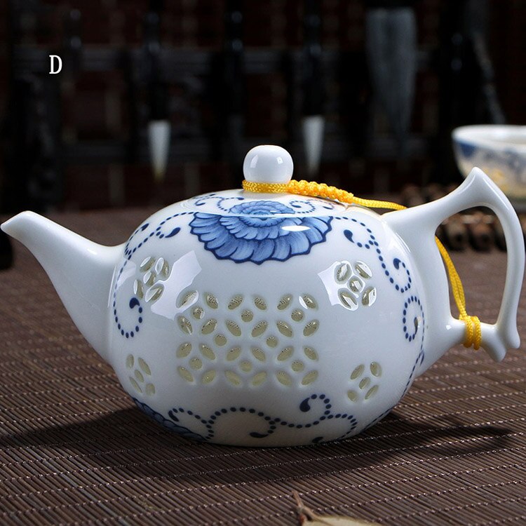 TANGPIN exquisite ceramic teapot kettle tea pot chinese kung fu tea set: Style D