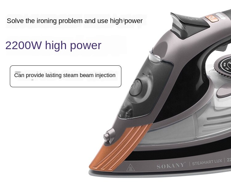 2200W220V Adjustable Electric Irons Garment Iron Steam Irons Clothing Laundry Appliance Multifunction Clothes Irons Flatiron