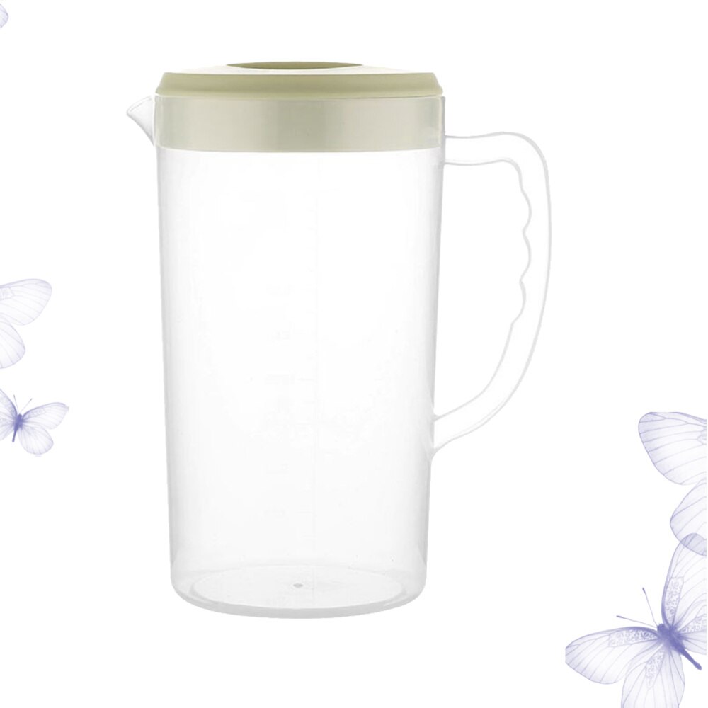 2200Ml Grote Capaciteit Drank Opslag Container Hittebestendige Koud Water Jug Pitcher Huishouden Theepot Waterkoker (Pi: Green