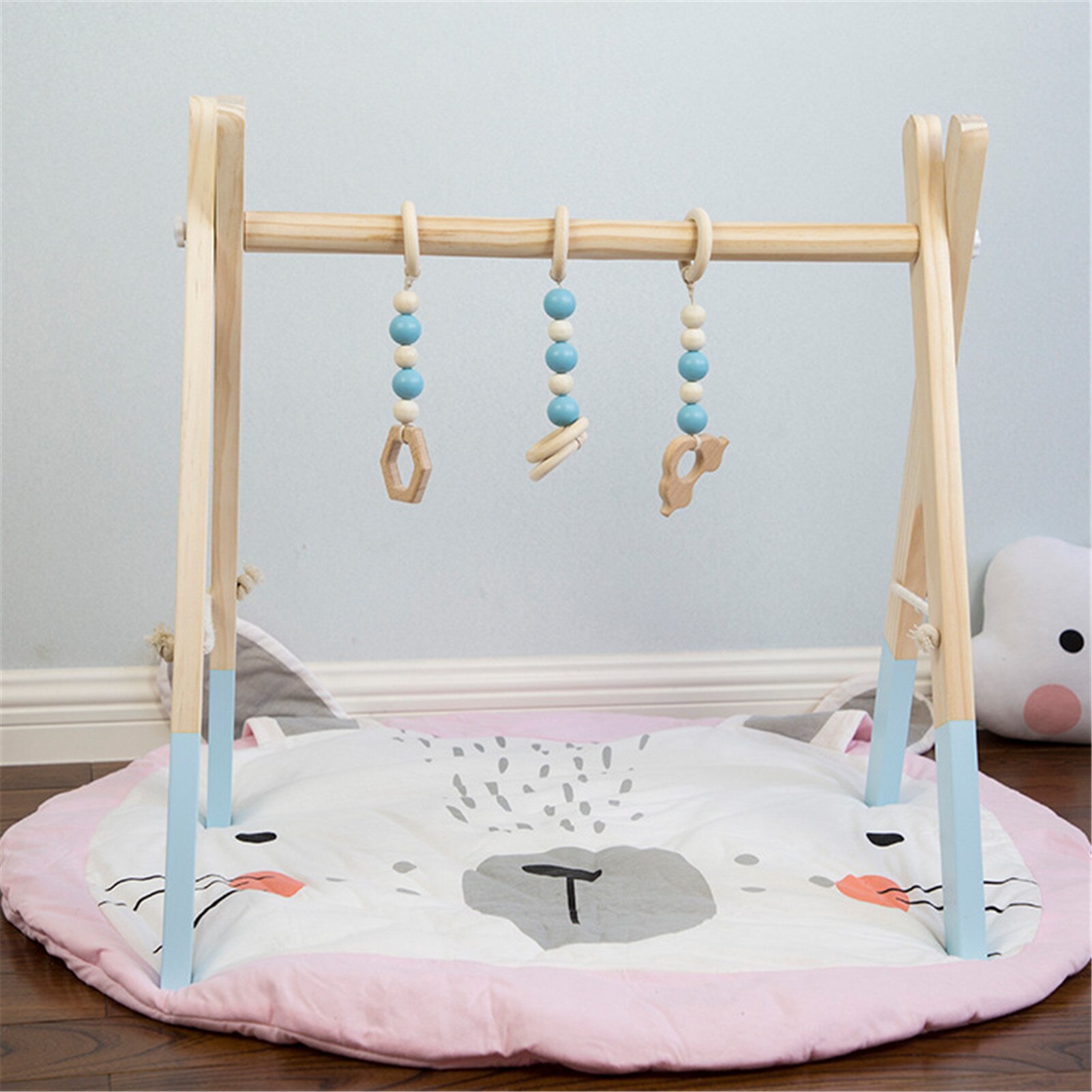 Baby Spel Gym Opvouwbare Draagbare Fitnessapparatuur Voor Kinderen Brinquedos Waldorf Chupeta Banaan Mordedor Mordedores