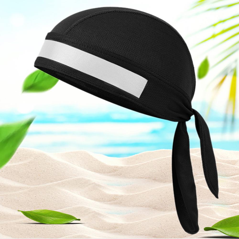 Quick Dry Pure Fietsen Cap Hoofd Sjaal Zomer Mannen Reflecterende Running Riding Bandana Hoofddoek Ciclismo Piraat Hoed Kap Hoofdband