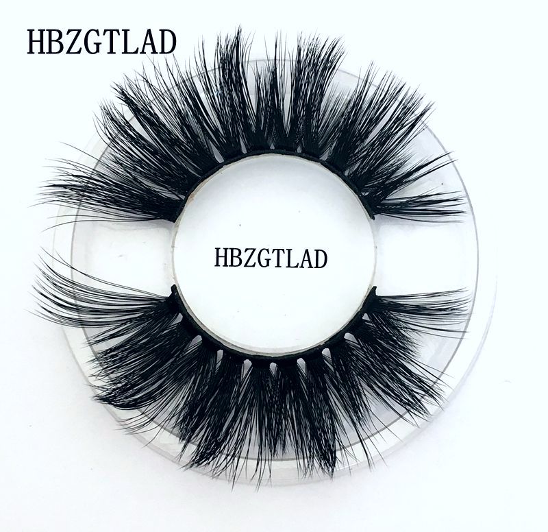1 Pair 25mm Lashes 6D Faux Mink Hair False Eyelashes Fluffy Wispies Dramatic Long Lashes Handmade Eyelashes Eye Makeup Tool: 3D-05