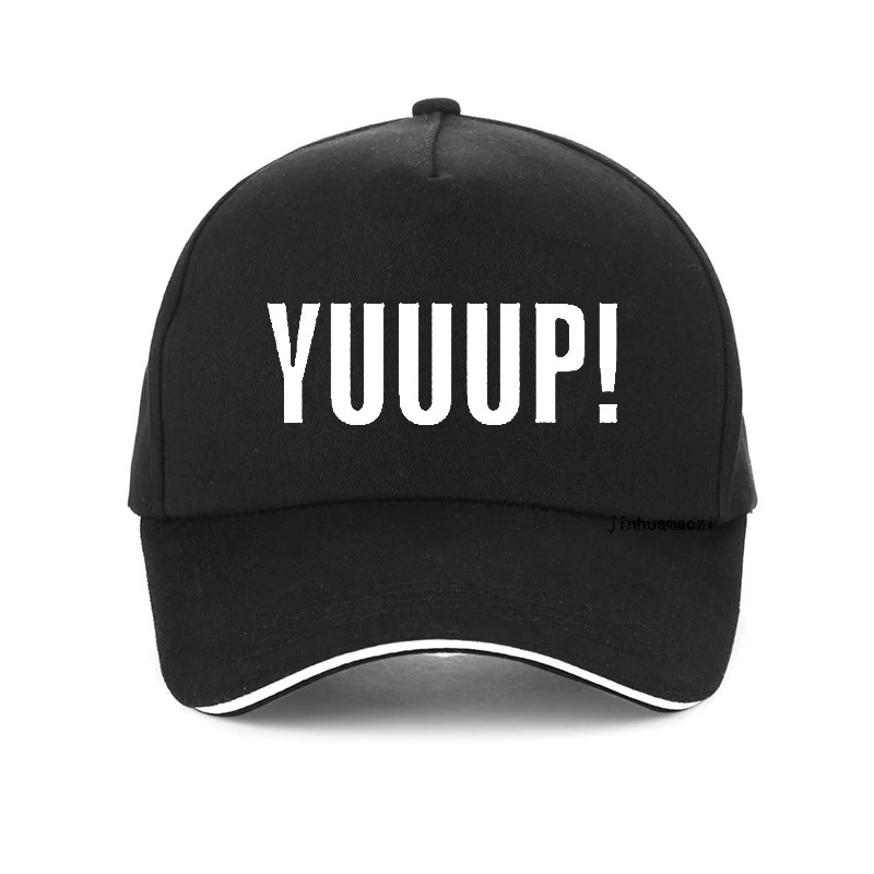 Summer Style Funny Adult YUUUP! Print Letters Baseball Cap Cotton Unisex Adjustable Snapback Hat Bone