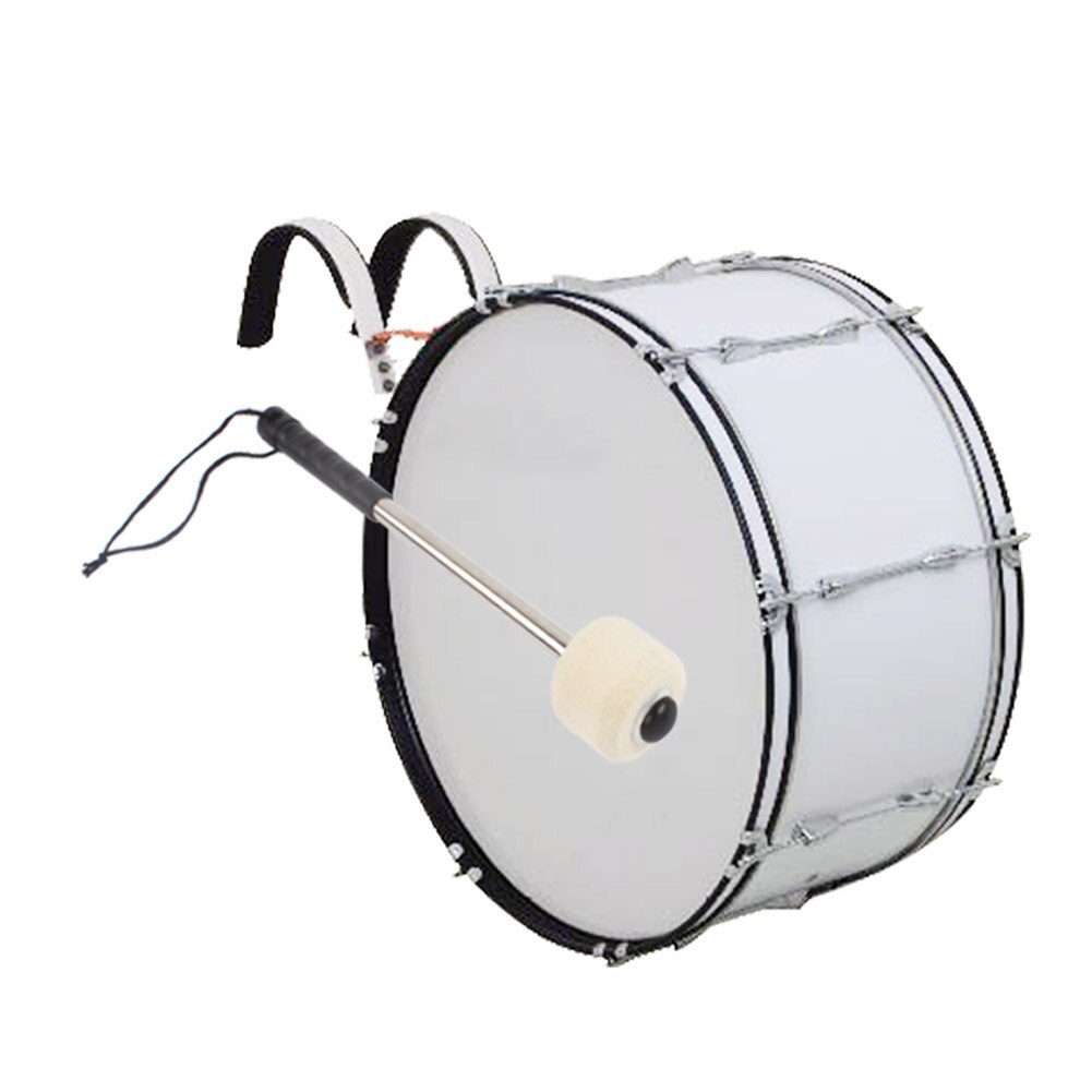 2Stck Bass Trommel Hammer Filz Kopf Schlagzeug SchläGel Timpani Stöcke Mit Edelstahl Griff Schlinge Trommel Schläger Zubehör