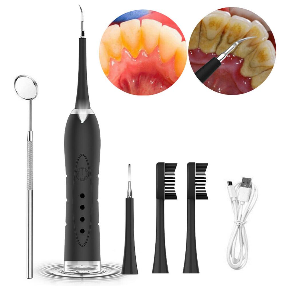Haushalt Zahnstein Entferner Elektrische Zahnstein Entferner Zahnstein Ultraschall Bleaching USB Aufladbare Zahn Reiniger Tragbare