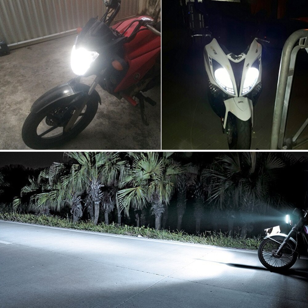 Voovoo  h4 led motorcykel forlygter pærer 1400lm 6000k 20w hs1 led moto motorcykel forlygte belysning elektriske bil lys