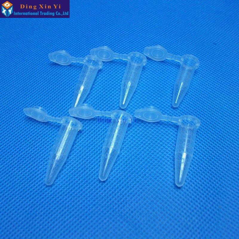 (1000 pieces/lot) 0.5ml Plastic centrifuge tube PP material Centrifugal tube with cover