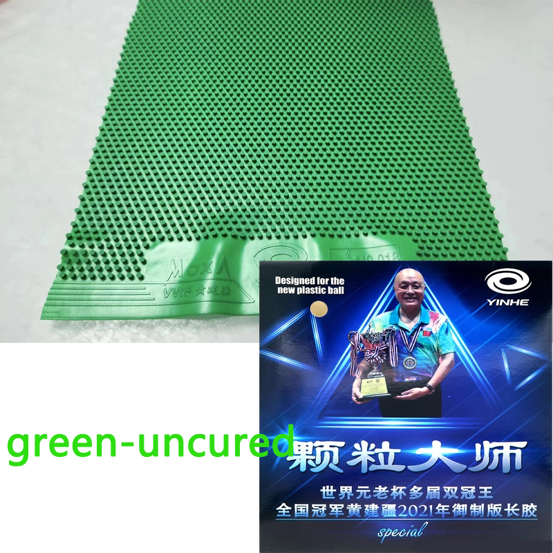Yinhe master specially designed table tennis rubber, medium particles, long pips, ox-hardened/unhardened, ittf approved for defensive players: Navy