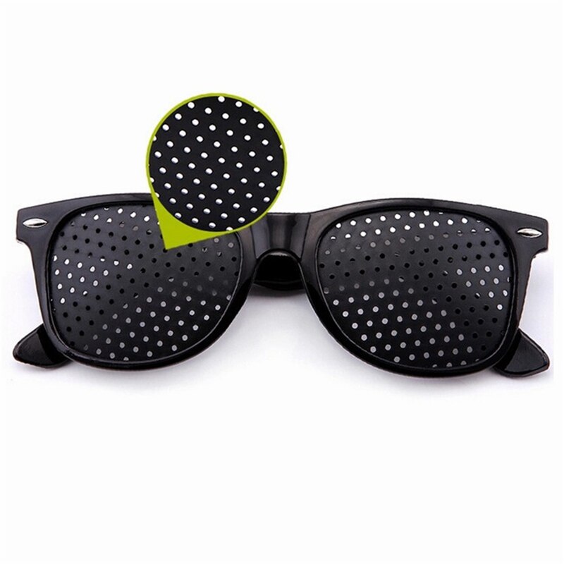 Vision Care Wearable Corrective Glasses Improver Stenopeic Pinhole Pin Hole Glasses Anti-fatigue Eye Protection Oculos De Grau