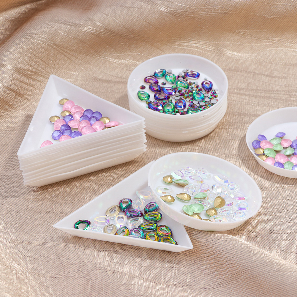 1 Set Nail Art Tools Dotting Pen Rhinestone Studs Picker Diamond Dots Painting Clay Nail Gems Holder Storage Display Tools JI992