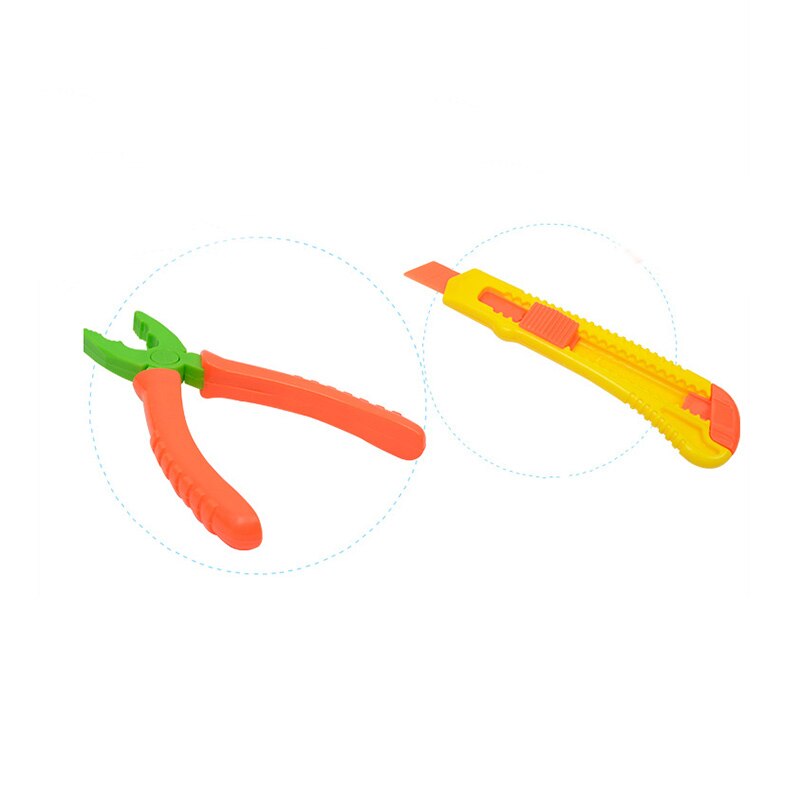 33Pcs Kinderen Reparatie Tool Speelhuis Speelgoed Pretend Play Elektrische Boor Moer Zag Demontage Simulatie Tool Educatief Speelgoed Xmas