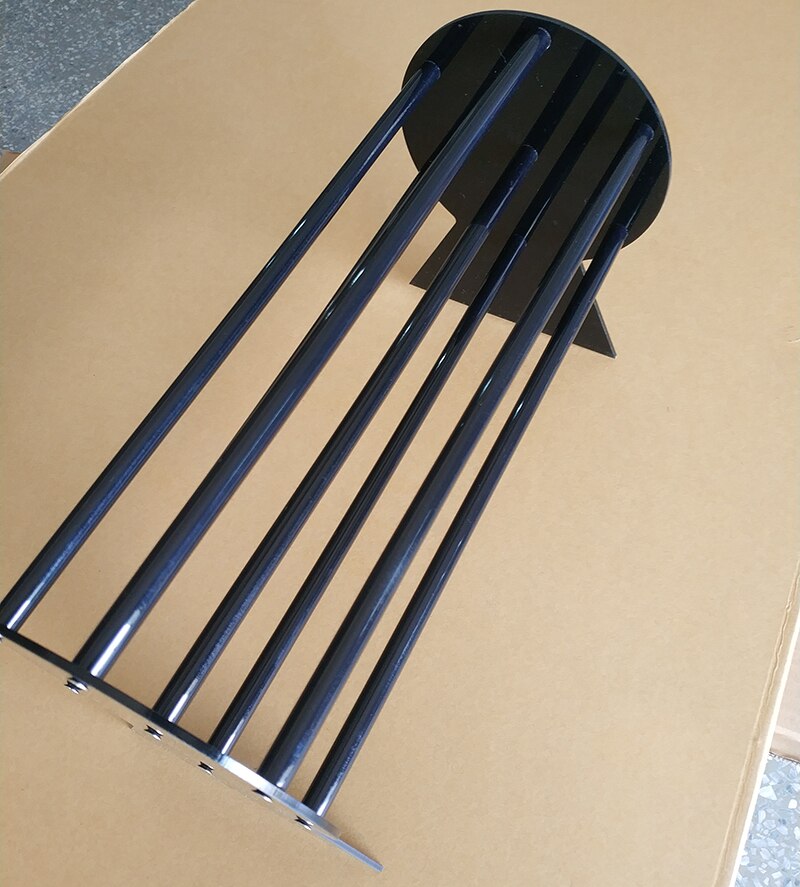Uusin 30cm ja 50cm pitkä akryyli päähineet näyttö telineeseen pääpanta osoittaa jalusta hiukset tarvikkeet haltija korut showcase irrotettava: 50cm mustaa