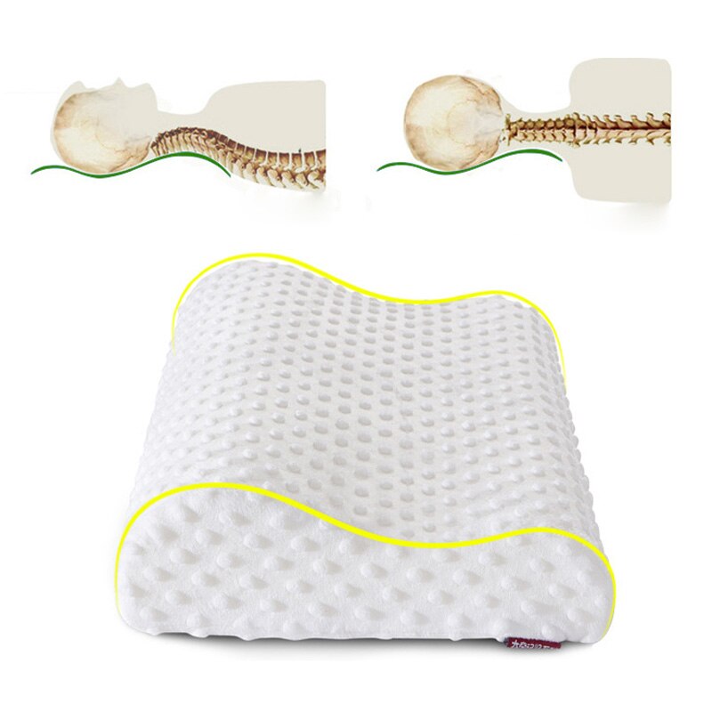 Memory Foam Bed Neck Pillow For Children And Adults Health Care Support The Neck Fatigue Relief Pillows Slow Rebound