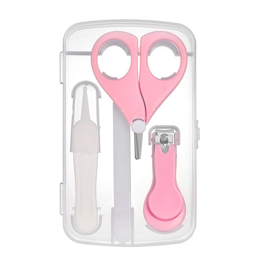 Crèche, maison, outils de manucure sûrs, hygiène pour nouveau-né, kit ergonomique de soins des ongles pour bébé, pince à crottes de nez, coupe-ongles, ciseaux, nettoyage