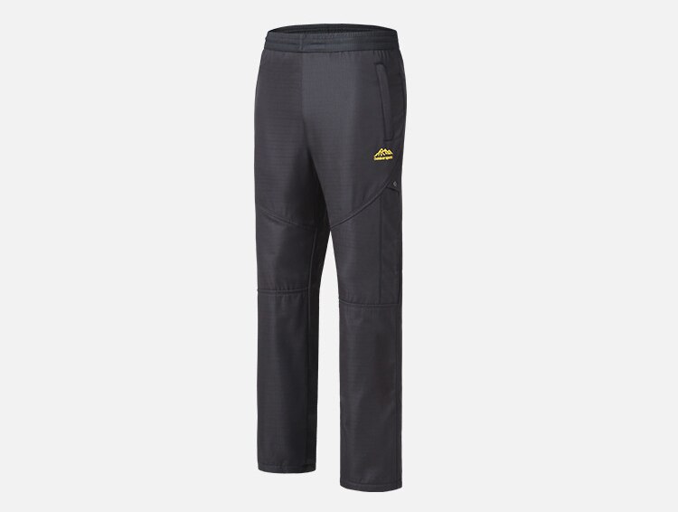 TRVLWEGO Men's Windproof And Thickened Warm Couple's Outdoor Trekking Pants Soft Shell Mountaineering Fleece Pants Women's Liner: women / M